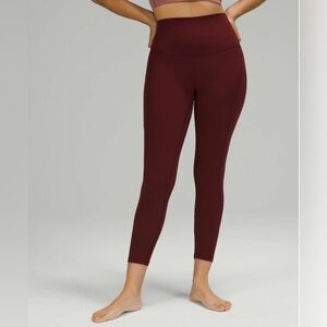 Lululemon Athletics Align High Rise Pant - Sz 4 - Merlot